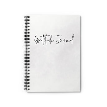 Faith Culture Gratitude Journal Spiral | Minimalist Thankful Heart Writing Journal