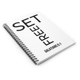 Set Free Christian Journal | Galatians 5:1 Bible Verse Notebook