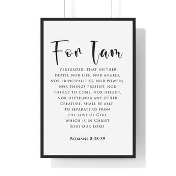 Faith Culture - Boundless Love - Romans 8:38-39 - Christian Wall Art