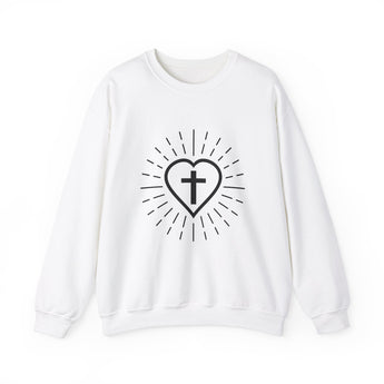 Faith Culture - Undying Love of Jesus Christ - Christian Unisex Heavy Blend™ Crewneck Sweatshirt