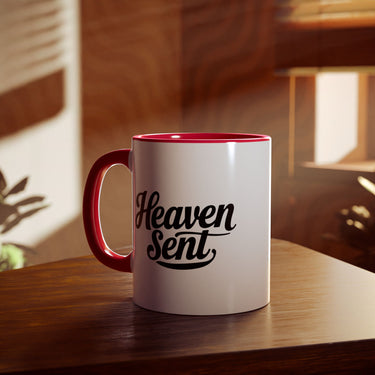 Faith Culture - Heaven Sent - Christian Accent Coffee Mug, 11oz Red 11oz