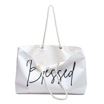 Faith Culture - Blessed - Christian Weekender Tote Bag