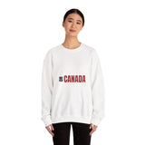 Faith Culture – Oh Canada Crewneck Sweatshirt – White | Classic Anthem-Inspired Pullover
