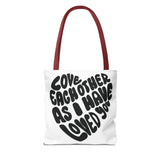 Faith Culture - Love One Another Christian Tote Bag - Bible Verse John 13:34