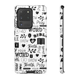 Prayer and Faith Christian Tough Phone Cases Samsung Galaxy S20 Ultra Matte