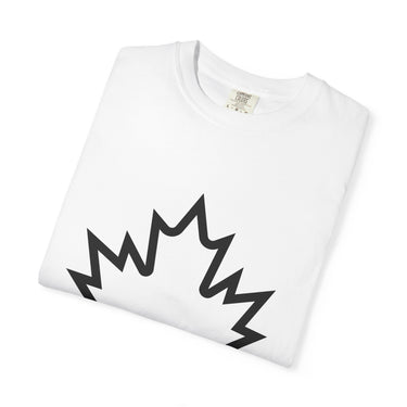 Faith Culture - Black Maple Leaf Unisex T-Shirt – White | Minimalist Canada Tee