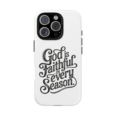 Faith Culture – God Is Faithful in Every Season Christian Tough Phone Case