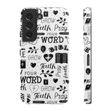 Prayer and Faith Christian Tough Phone Cases Samsung Galaxy S22 Matte