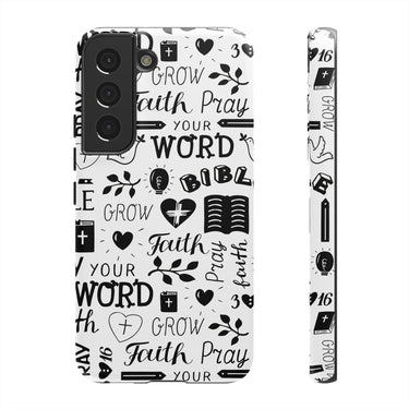 Prayer and Faith Christian Tough Phone Cases Samsung Galaxy S22 Matte