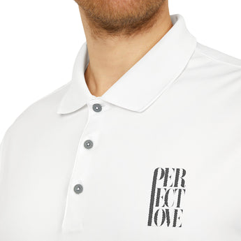 Faith Culture - Perfect Love - Christian Unisex Performance Polo by adidas®