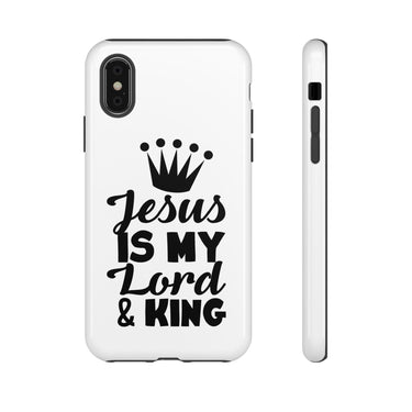 Jesus is My Lord and King Christian Tough Phone Case iPhone X Glossy