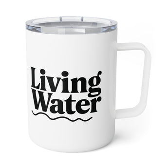 Faith Culture – Living Water – Christian Coffee and Tea Mug, 10oz 10oz White