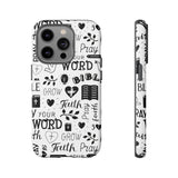 Prayer and Faith Christian Tough Phone Cases iPhone 14 Pro Matte