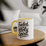Faith Culture - Fueled by the Holy Spirit - Christian Accent Coffee Mug, 11oz