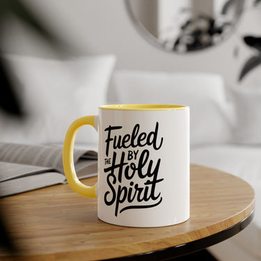 Faith Culture - Fueled by the Holy Spirit - Christian Accent Coffee Mug, 11oz