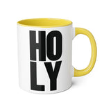 Holy Accent Mug - 11oz Coffee Cup for Inspirational Gifts