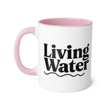 Faith Culture - Living Water - Christian Accent Coffee Mug, 11oz
