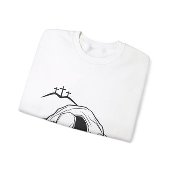 Faith Culture - Jesus Resurrection - Christian Unisex Heavy Blend™ Crewneck Sweatshirt