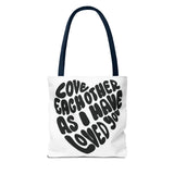 Faith Culture - Love One Another Christian Tote Bag - Bible Verse John 13:34