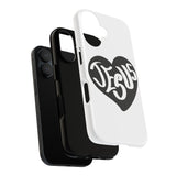 Faith Culture – Jesus Heart Christian Tough Phone Case iPhone 16 Matte