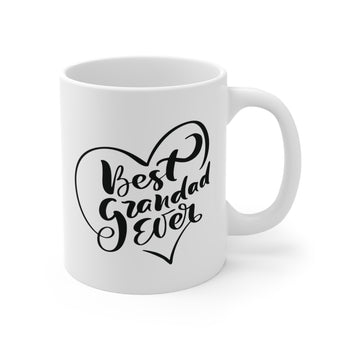 Faith Culture - Best Grandad Ever - Christian Ceramic Coffee Mug (11oz\15oz\20oz)