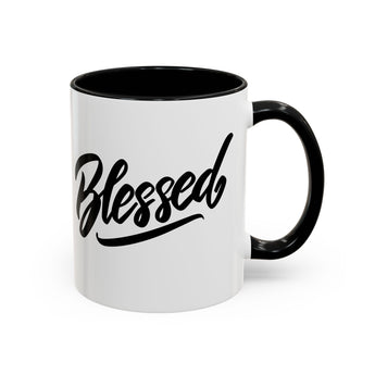 Faith Culture - Blessed - Christian Thanksgiving Accent Coffee Mug, 11oz and 15oz