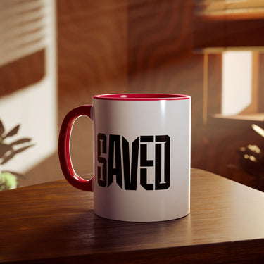 Faith Culture - SAVED - Christian Accent Coffee Mug, 11oz