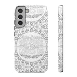 We Love Because He First Loved Us Christian Tough Phone Case Samsung Galaxy S22 Plus Glossy