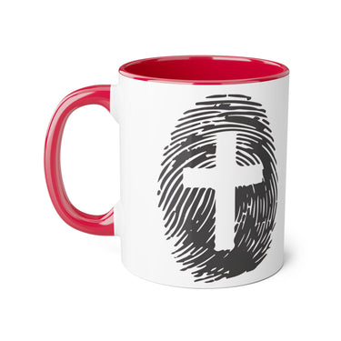 Faith Culture - Marked by the Cross - Christian Accent Coffee Mug, 11oz