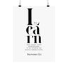 Whoever Loves Discipline Loves Knowledge Wall Poster | Proverbs 12:1 Christian Decor 12" x 16" Matte