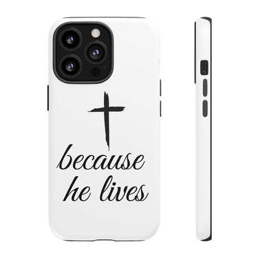Because He Lives Tough Case iPhone 13 Pro Matte