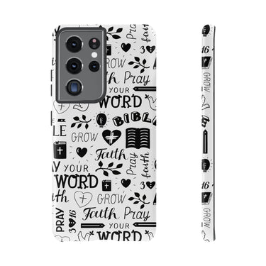 Prayer and Faith Christian Tough Phone Cases Samsung Galaxy S21 Ultra Glossy