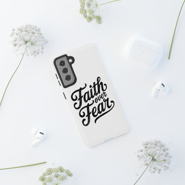Faith Culture – Faith Over Fear Christian Tough Phone Case Samsung Galaxy S21 Glossy
