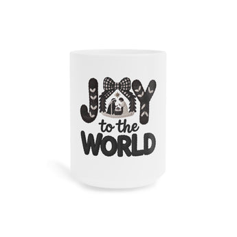 Faith Culture - Joy to the World Nativity Christmas Mug – Christian Holiday Coffee Cup