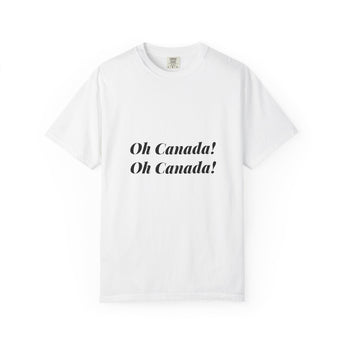 Faith Culture - Oh Canada! Unisex T-Shirt – White | National Anthem-Inspired Tee