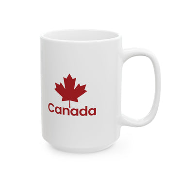 Faith Culture – Canada Maple Leaf Mug – 11oz & 15oz | Bold Red Patriotic Coffee Cup