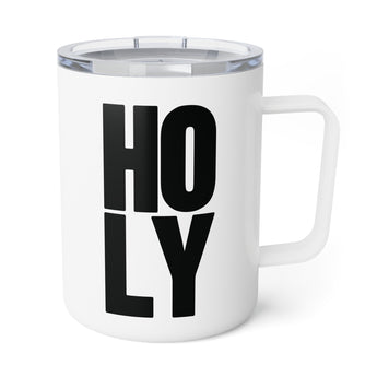 Faith Culture – HOLY – Christian Coffee and Tea Mug, 10oz 10oz White