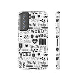Prayer and Faith Christian Tough Phone Cases Samsung Galaxy S21 FE Glossy