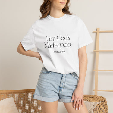 I Am God’s Masterpiece Christian T Shirt inspired by Ephesians 2:10