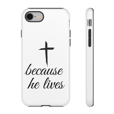 Because He Lives Tough Case iPhone 8 Glossy