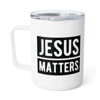 Faith Culture – Jesus Matters – Christian Coffee and Tea Mug, 10oz