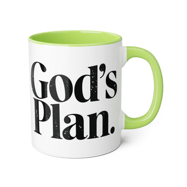 Faith Culture - God’s Plan - Christian Coffee Mug, 11oz