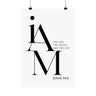 I Am the Way, the Truth, and the Life Wall Poster | John 14:6 12″ x 18″ Matte