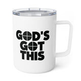 Faith Culture – God’s Got This – Christian Coffee and Tea Mug, 10oz 10oz White