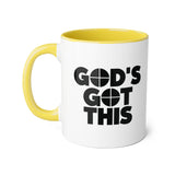 Faith Culture - God’s Got This - Christian Accent Coffee Mug, 11oz