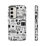 Prayer and Faith Christian Tough Phone Cases Samsung Galaxy S23 Glossy