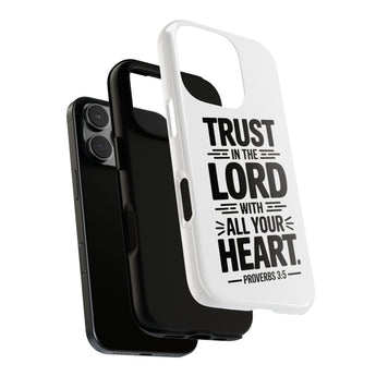 Faith Culture – Trust in the Lord Proverbs 3:5 Christian Tough Phone Case iPhone 16 Pro Glossy