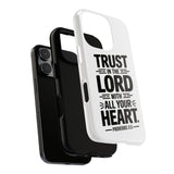 Faith Culture – Trust in the Lord Proverbs 3:5 Christian Tough Phone Case iPhone 16 Pro Glossy
