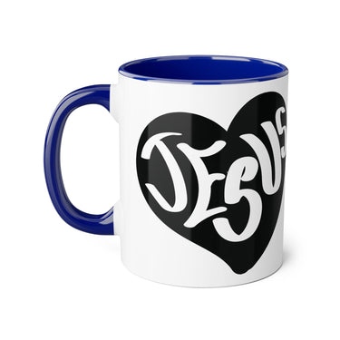 Faith Culture - Jesus in My Heart - Christian Accent Coffee Mug, 11oz