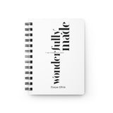 Faith Culture – Fearfully and Wonderfully Made – Psalm 139:14 Christian Square Spiral Notebook, Ruled Journal